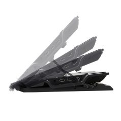 ZALMAN NB Hűtőpad + állvány Fekete, ZM-NS2000