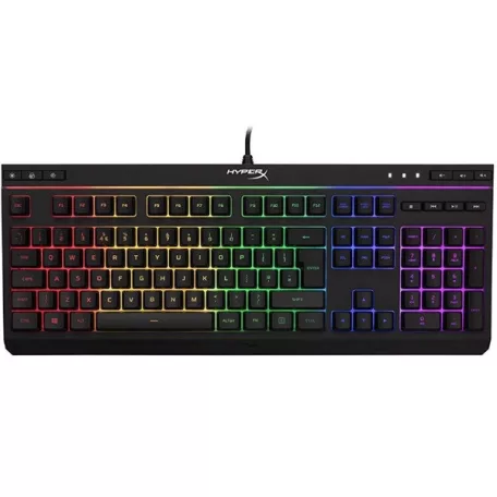 HP HYPERX vezetékes gaming billentyűzet Alloy Core RGB - brit lokalizáció