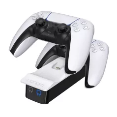   VENOM PS5 Kiegészítő Dupla Töltő állomás Fehér, VS5001