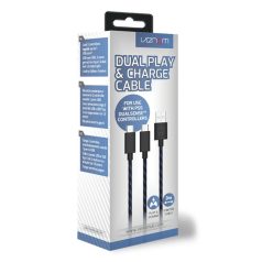   VENOM PS5 Kiegészítő Dupla Töltő kábel 3m Fekete, VS5002