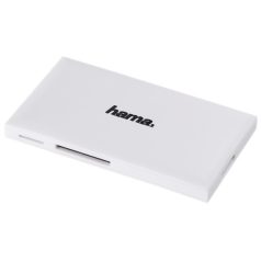   HAMA 181017, USB 3.0 SUPERSPEED "SLIM" MULTI KÁRTYAOLVASÓ, FEHÉR