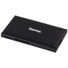   HAMA 181018, USB 3.0 SUPERSPEED "SLIM" MULTI KÁRTYAOLVASÓ, FEKETE