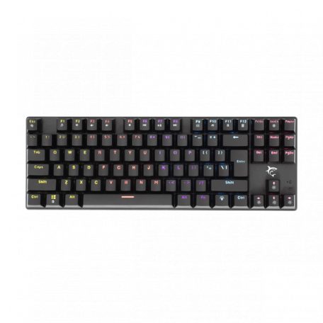 WHITE SHARK COMMANDOS mechanikus (red switch) gamer billentyűzet (angol), fekete