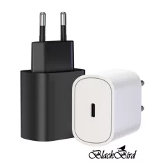   BLACKBIRD Hálózati töltő 25W T145 PD USB-C, Fehér (Gyári kivitel)