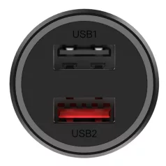 XIAOMI Autós töltő, Mi 37W Dual-Port Car Charger