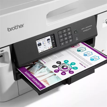 BROTHER Tintasugaras MFP NY/M/S/F MFCJ2340DW, A4/A3, 28 lap/perc, WiFi/LAN/USB, ADF, duplex, 4800x1200dpi, 256MB