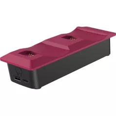   VENOM PS5 Kiegészítő Dupla Töltő állomás "Cosmic Red" Piros, VS5010