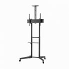 SBOX FS-401 Gurulós konzol, konferencia állvány, 32"-55", 600x400, max 50 kg