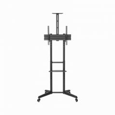   SBOX FS-401 Gurulós konzol, konferencia állvány, 32"-55", 600x400, max 50 kg