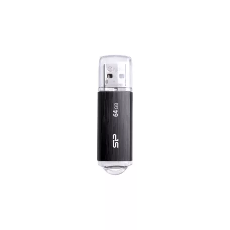 SILICON POWER Pendrive 8GB, Ultima - U02 USB 2.0, Fekete