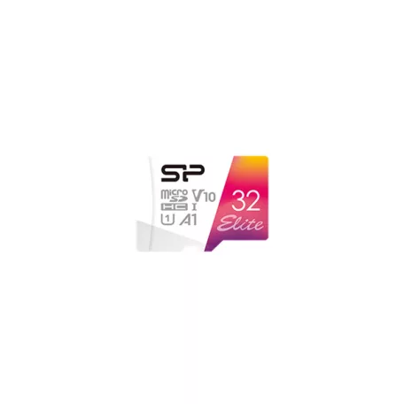 SILICON POWER Memóriakártya MicroSDHC 32GB CL10 UHS-I U1 V10 + adapter