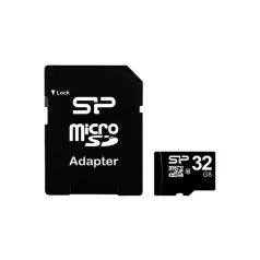 SILICON POWER Memóriakártya MicroSDHC 32GB CL10 + adapter