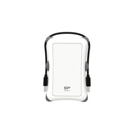 SILICON POWER 2.5" HDD USB 3.2 1TB Armor A30 ütésálló, Fehér