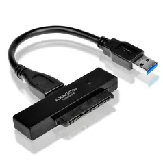   AXAGON ADSA-1S6 külső ház 2,5", SATA, USB 3.0, fekete