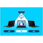 KENSINGTON Monitorszűrő (2-way Removable Privacy Screen Filter for 14" Laptops 16:9)