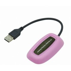   FROGGIEX XBOX 360/PC Kiegészítő Vezeték nélküli kontroller + Vezeték nélküli adapter, Rózsaszín