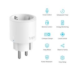   TP-LINK Okos Dugalj Wi-Fi-s Fogyasztás mérővel, TAPO P115(1-PACK)