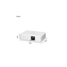 EPSON Projektor - CO-FH02 (3LCD, 1920x1080 (Full HD), 16:9, 3000 AL, 16 000:1, HDMI/USB/WiFi/Android TV)