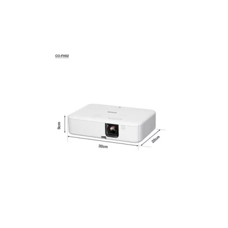 EPSON Projektor - CO-FH02 (3LCD, 1920x1080 (Full HD), 16:9, 3000 AL, 16 000:1, HDMI/USB/WiFi/Android TV)