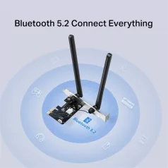   MERCUSYS Wireless Adapter PCI-Express Dual Band AXE5400 Wifi 6E Bluetooth, MA86XE