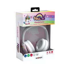   KONIX - UNIK "Be Magic" Fejhallgató Vezetékes Gaming Stereo Mikrofon, Színes