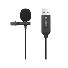 SANDBERG Mikrofon, Streamer USB Clip Microphone