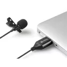 SANDBERG Mikrofon, Streamer USB Clip Microphone