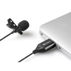 SANDBERG Mikrofon, Streamer USB Clip Microphone