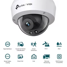   TP-LINK IP Kamera kültéri éjjellátó 2 Megapixel, 4mm Objektív, VIGI C220I(4MM)