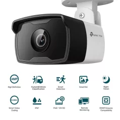   TP-LINK IP Kamera kültéri éjjellátó 4 Megapixel, 4mm Objektív, VIGI C340I(4MM)