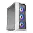 COOLER MASTER Ház ATX MasterBox TD500 MESH V2, Tápegység nélkül, Edzett Üveg, fehér