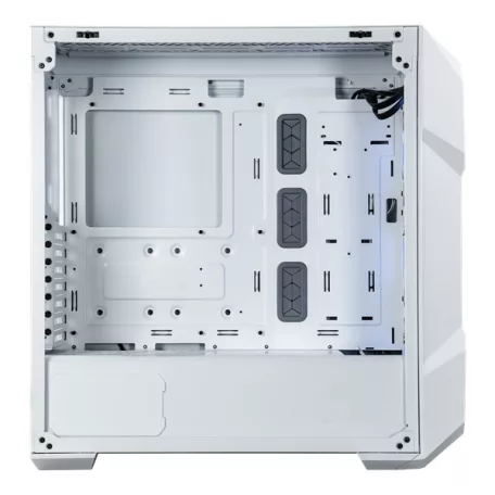 COOLER MASTER Ház ATX MasterBox TD500 MESH V2, Tápegység nélkül, Edzett Üveg, fehér