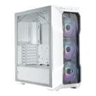 COOLER MASTER Ház ATX MasterBox TD500 MESH V2, Tápegység nélkül, Edzett Üveg, fehér