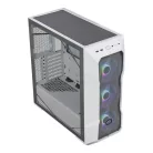 COOLER MASTER Ház ATX MasterBox TD500 MESH V2, Tápegység nélkül, Edzett Üveg, fehér