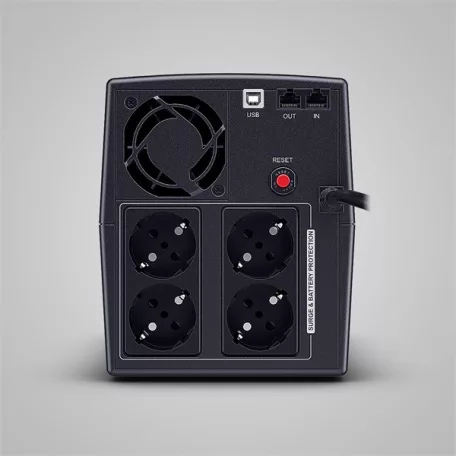 CYBERPOWER UPS UT1500EG (4 aljzat) 1500VA 900W, 230V szünetmentes tápegység LINE-INTERACTIVE