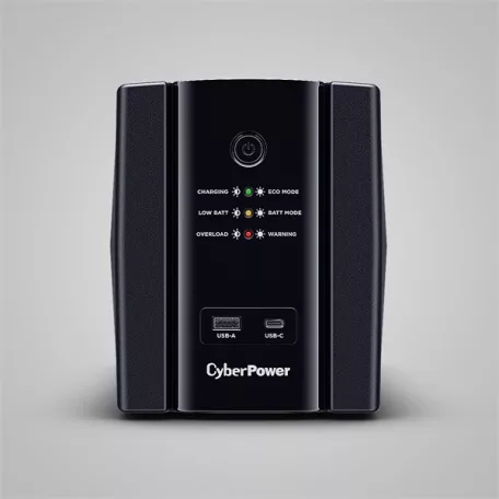 CYBERPOWER UPS UT1500EG (4 aljzat) 1500VA 900W, 230V szünetmentes tápegység LINE-INTERACTIVE