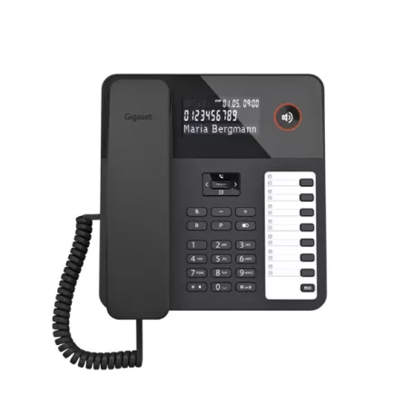 GIGASET Telefon DESK 600 telefon, fekete