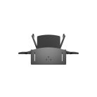 MULTIBRACKETS Gurulós padlóállvány, M Public Floorstand Basic 150 incl shelf&camera holder (32-60", max.VESA:600x400 mm)