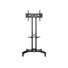 MULTIBRACKETS Gurulós padlóállvány, M Public Floorstand Basic 150 incl shelf&camera holder (32-60", max.VESA:600x400 mm)