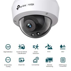   TP-LINK IP Kamera kültéri/beltéri éjjellátó 3 Megapixel, 2.8mm Objektív, VIGI C240I(2.8MM)