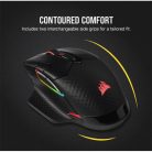 CORSAIR Vezetékes/Vezeték Nélküli Egér Gaming, DARK CORE RGB PRO, 8 programozható gomb, RGB, 18000dpi, fekete