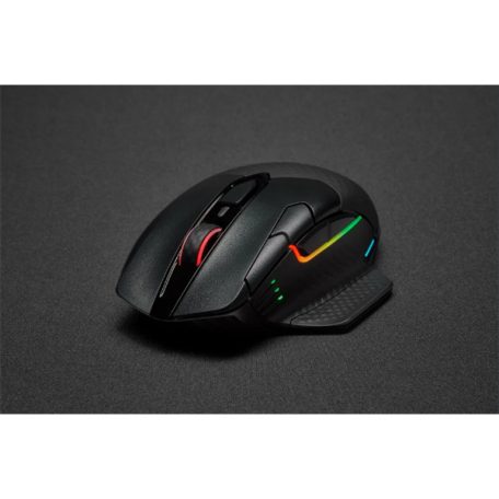 CORSAIR Vezetékes/Vezeték Nélküli Egér Gaming, DARK CORE RGB PRO, 8 programozható gomb, RGB, 18000dpi, fekete