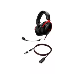   HP HYPERX vezetékes gaming fejhallgató Cloud III - fekete/piros