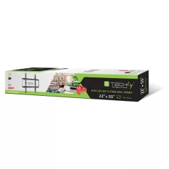   TECHLY ICA-PLB 162M fix fali konzol, 23-55" LCD kijelzőhöz, ultra slim, fekete