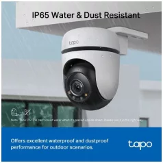   TP-LINK Wireless Kamera Cloud kültéri forgatható színes éjjellátó, TAPO C510W