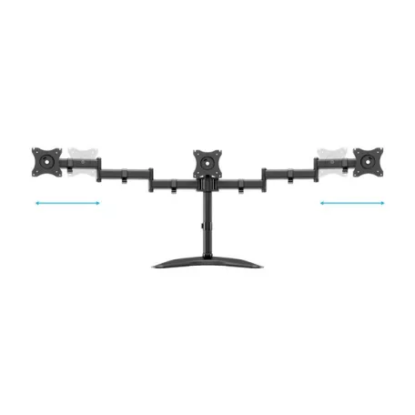 MULTIBRACKETS Asztali állvány (3 képernyős rögzítőkar), M Deskstand Basic Triple (15-27", max.VESA: 100x100 mm, 6 kg)