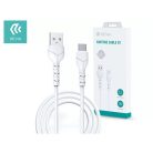 Devia Kintone Cable V2 Series 10W USB - USB-C (USB C) adat- és töltőkábel, fehér, 1m