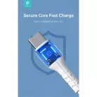 DEVIA USB TYPE-C - USB TYPE-C ADAT- ÉS TÖLTŐKÁBEL 1 M-ES VEZETÉKKEL - KINTONE SERIES TYPE-C TO TYPE-C CABLE - 60W, WHITE