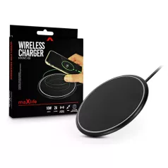   MAXLIFE QI UNIVERZÁLIS VEZETÉK NÉLKÜLI TÖLTŐ ÁLLOMÁS - 5V/2A - 10 W, FEKETE