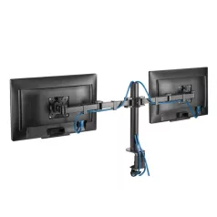  HAMA 118494, MONITORKAR DUPLA, FULL MOTION, 100X100, 2*35"-IG, FEKETE